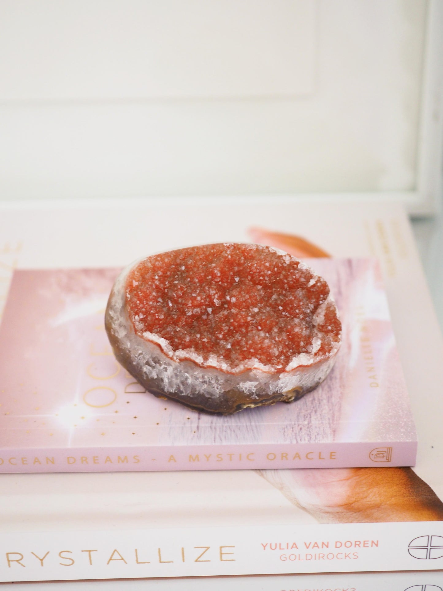 Rotes Sugar Rainbow Amethyst Cluster ca. 7 cm - Uruguay HIGH QUALITY