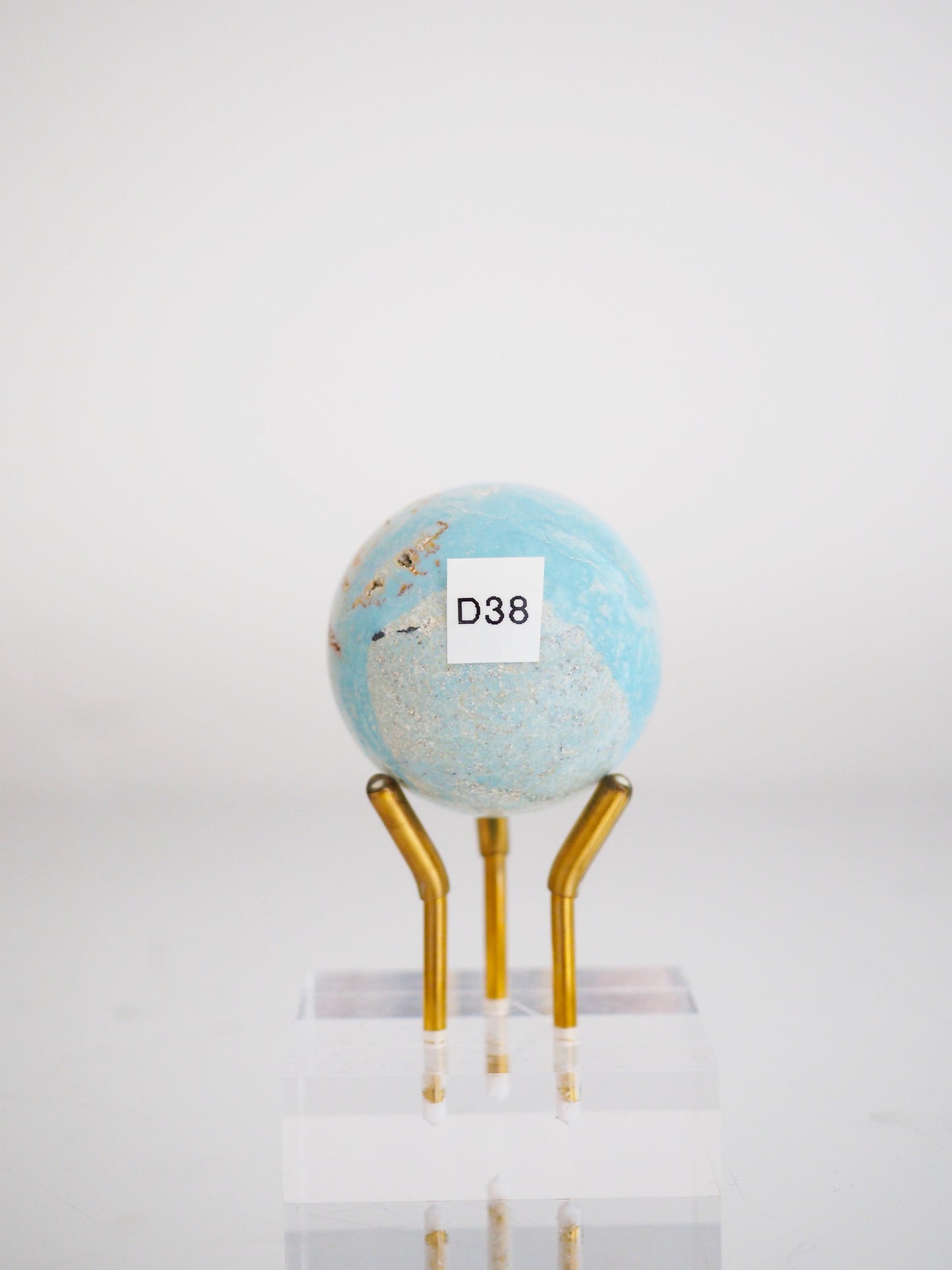 Dickite . Madagassischer Türkis Kugel ca. 4 cm - Madagascar