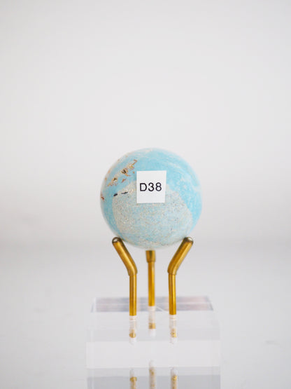 Dickite . Madagassischer Türkis Kugel ca. 4 cm - Madagascar