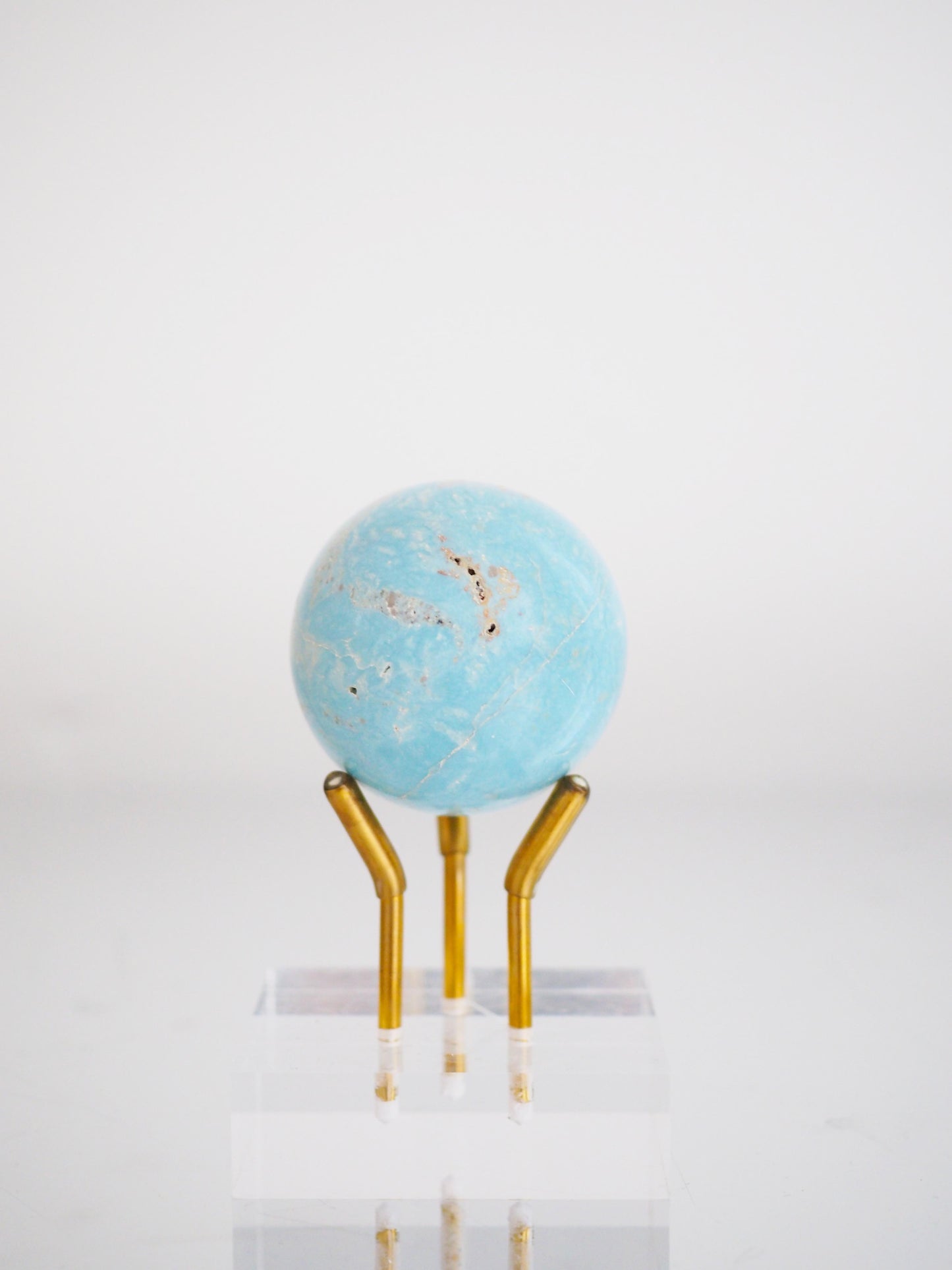 Dickite . Madagassischer Türkis Kugel ca. 4 cm - Madagascar