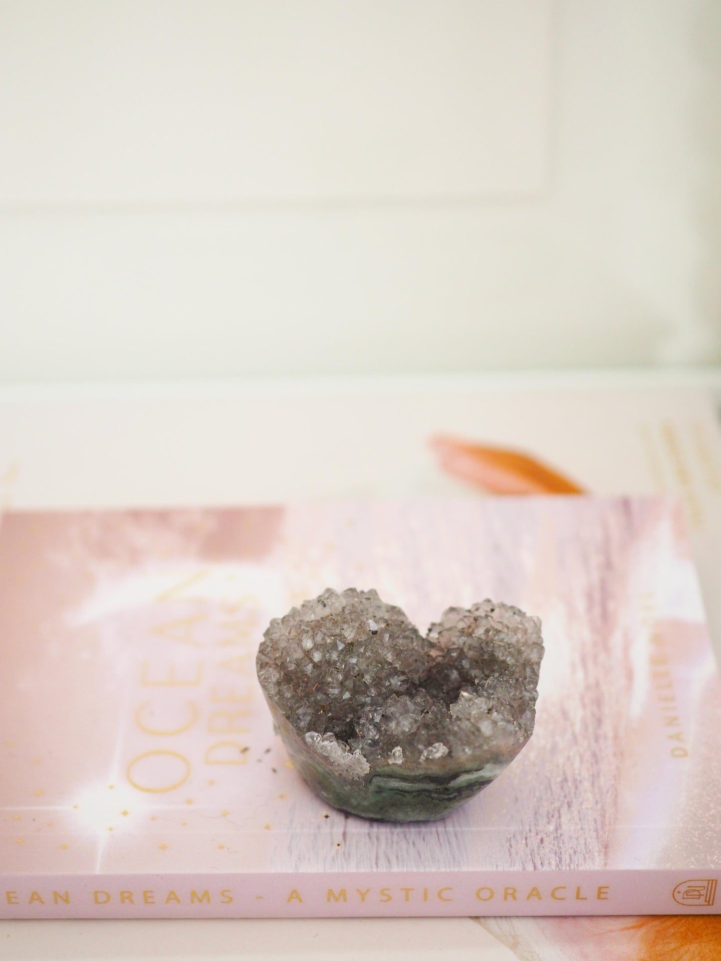 Taupe Rainbow Amethyst Cluster X Achat  ca. 4 cm - Uruguay HIGH QUALITY