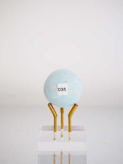 Dickite . Madagassischer Türkis Kugel ca. 4 cm - Madagascar