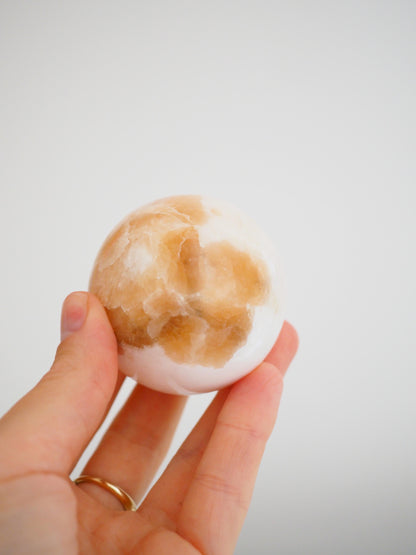 Skolescite X Stilbit Kugel ca. 5.5 cm - Indien HIGH QUALITY