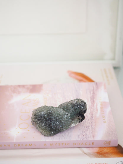 Grünes Rainbow Amethyst Cluster ca. 5 cm - Uruguay HIGH QUALITY