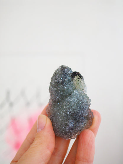 Grünes Rainbow Amethyst Cluster ca. 5 cm - Uruguay HIGH QUALITY