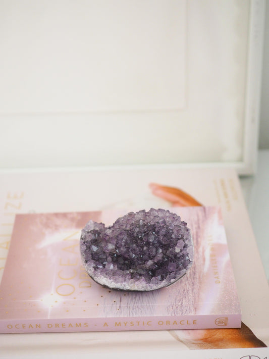 Rainbow Ametyst Cluster ca. 6 cm - Uruguay HIGH QUALITY