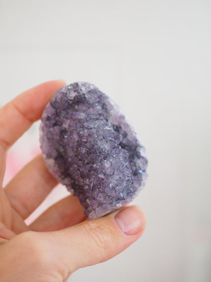 Rainbow Ametyst Cluster ca. 6 cm - Uruguay HIGH QUALITY