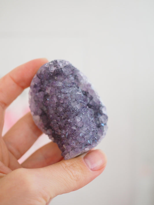 Rainbow Ametyst Cluster ca. 6 cm - Uruguay HIGH QUALITY