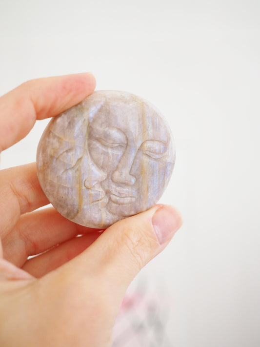 Sonne & Mond in LOVE Mondstein  5 cm - Russaland