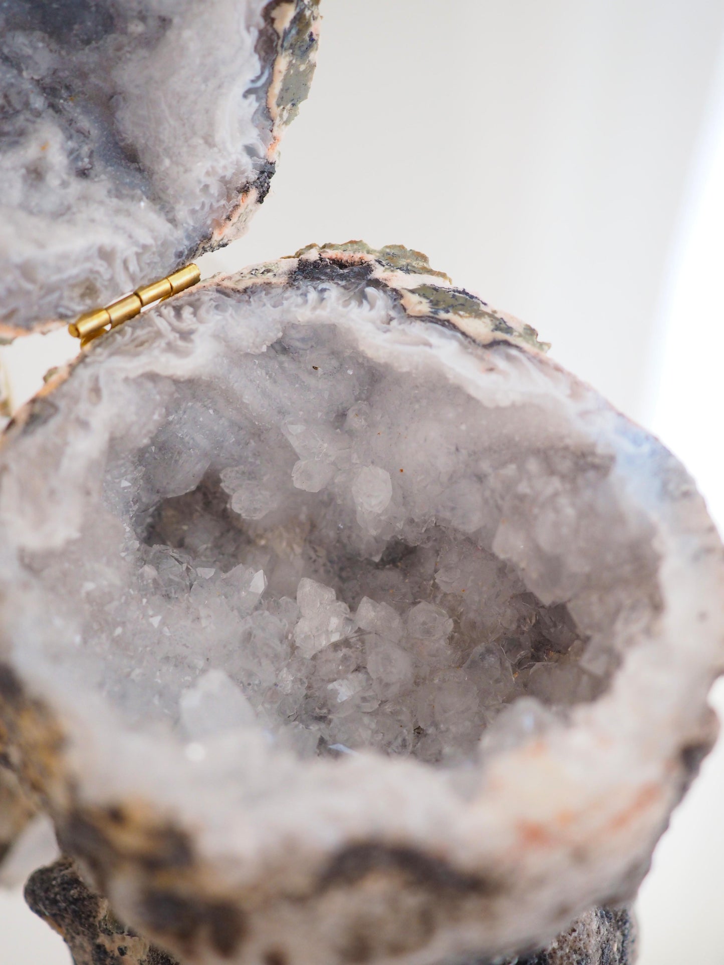 Achat Geode Druse Schatulle Box ca. 8 cm - aus Brasilien