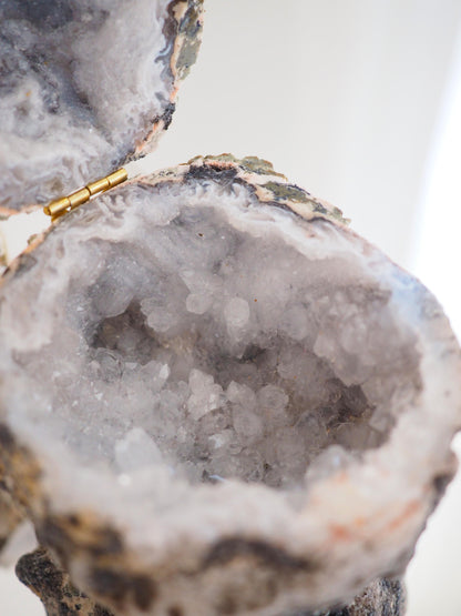 Achat Geode Druse Schatulle Box ca. 8 cm - aus Brasilien