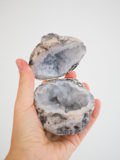 Achat Geode Druse Schatulle Box ca. 8 cm - aus Brasilien