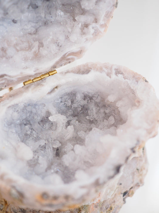 Achat Geode Druse Schatulle Box ca. 9 cm - aus Brasilien