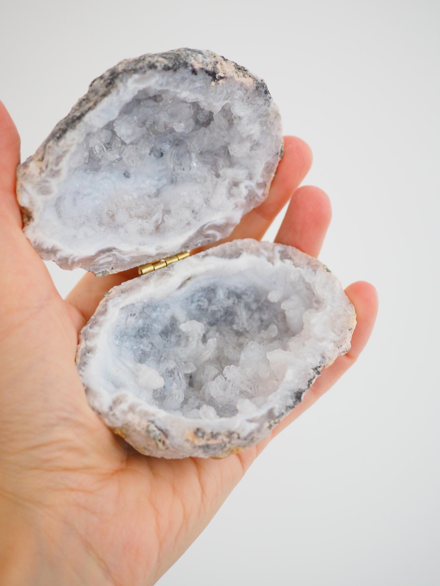 Achat Geode Druse Schatulle Box ca. 9 cm - aus Brasilien