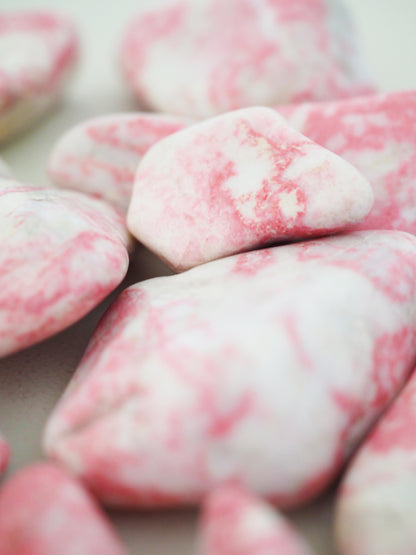 Thulit Trommelstein S M L  ca. 3 - 5 cm - aus Norwegen RARE