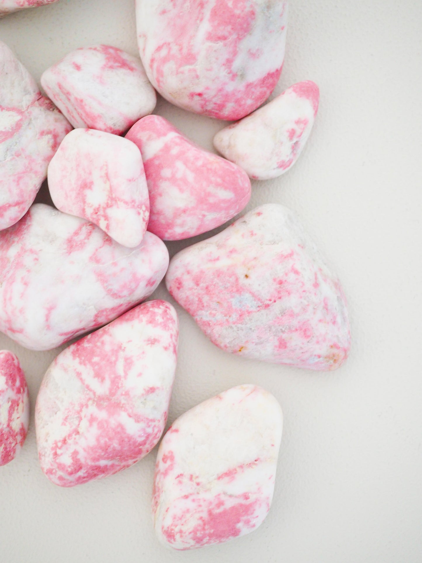 Thulit Trommelstein S M L  ca. 3 - 5 cm - aus Norwegen RARE