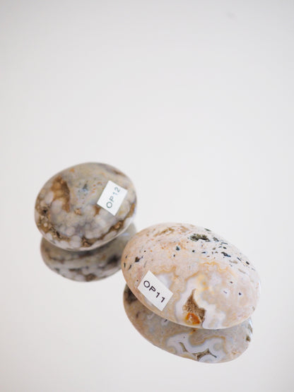 Druzy Ozean Jaspis . Ocean Jasper Palmstone Seifenstein Handstein ca. 5 - 6  cm  - Madagascar