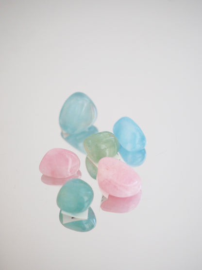 Morganit . Trommelstein ca. 2 cm - aus Pakistan HIGH QUALITY  HANDPOLISHED