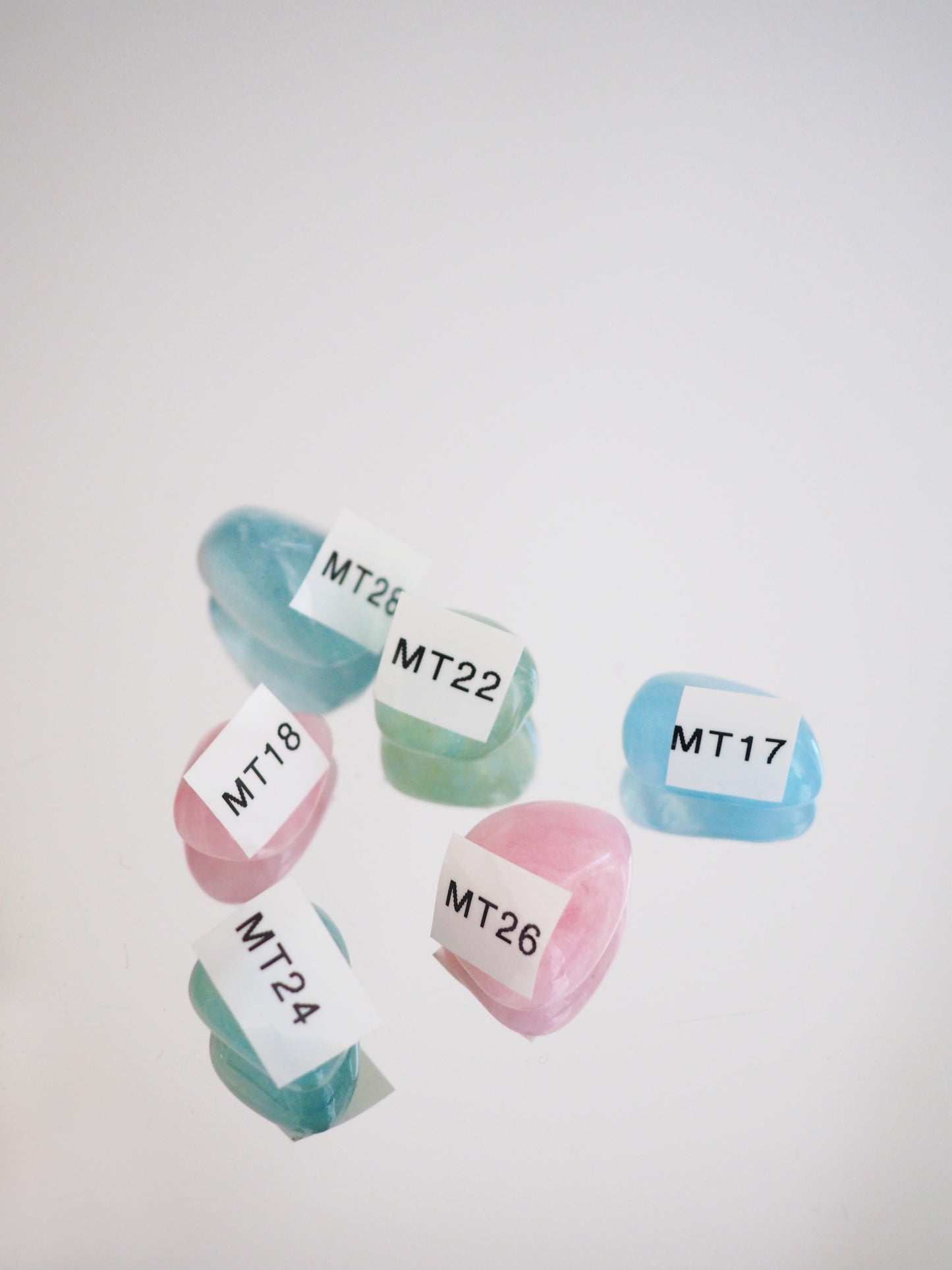 Morganit . Trommelstein ca. 2 cm - aus Pakistan HIGH QUALITY  HANDPOLISHED