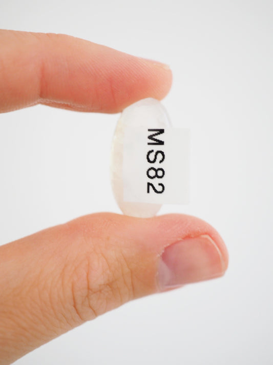 Regenbogen Mondstein X Schwarzer Turmalin Shiva . Trommelstein ca. 2.5 cm - aus Sri Lanka HIGH QUALITY HANDCARVED