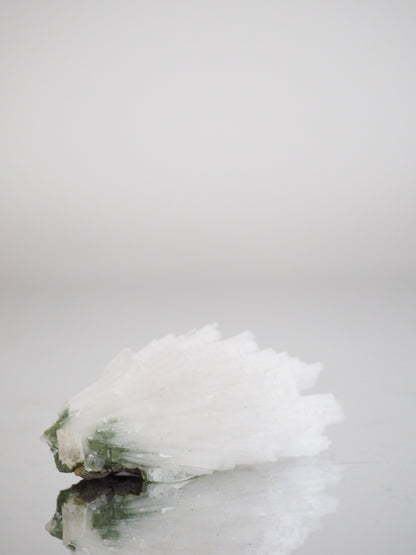 Scolescite Cluster X Grünem Apophylit . Specimen ca. 6.5 cm - Indien HIGH QUALITY