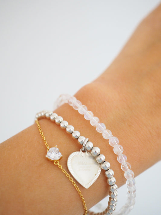 Madagassicher Mondstein 5mm - Madagascar HIGH QUALITY RARE