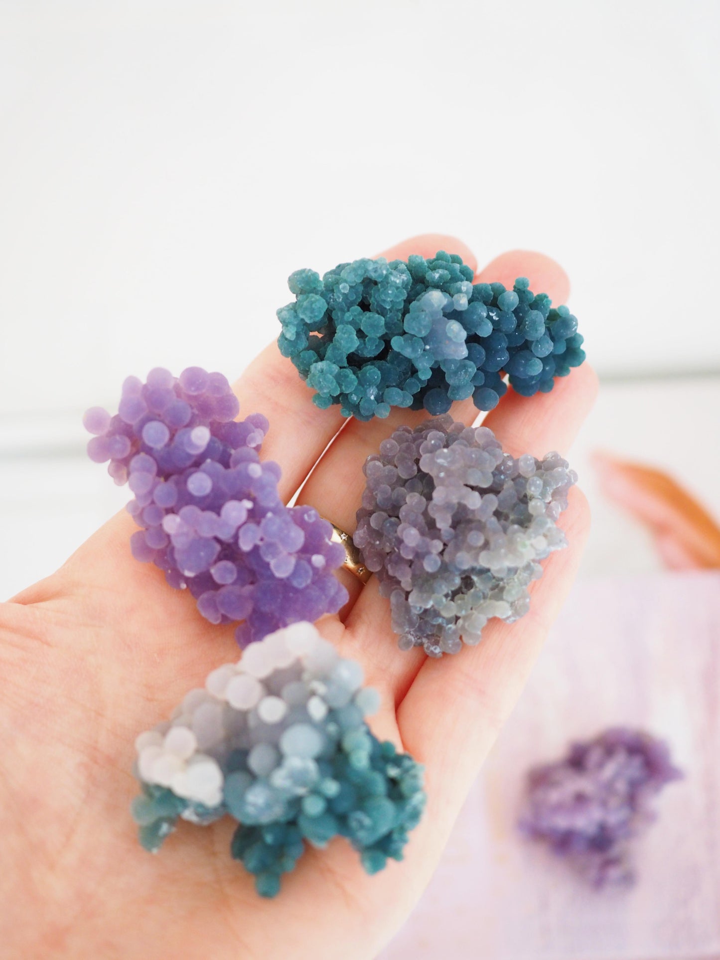 Trauben Achat . Traubenachat  ca. 4 - 5 cm - Mamuju Area West-Sulawesi Indonesien HIGH QUALITY RARE