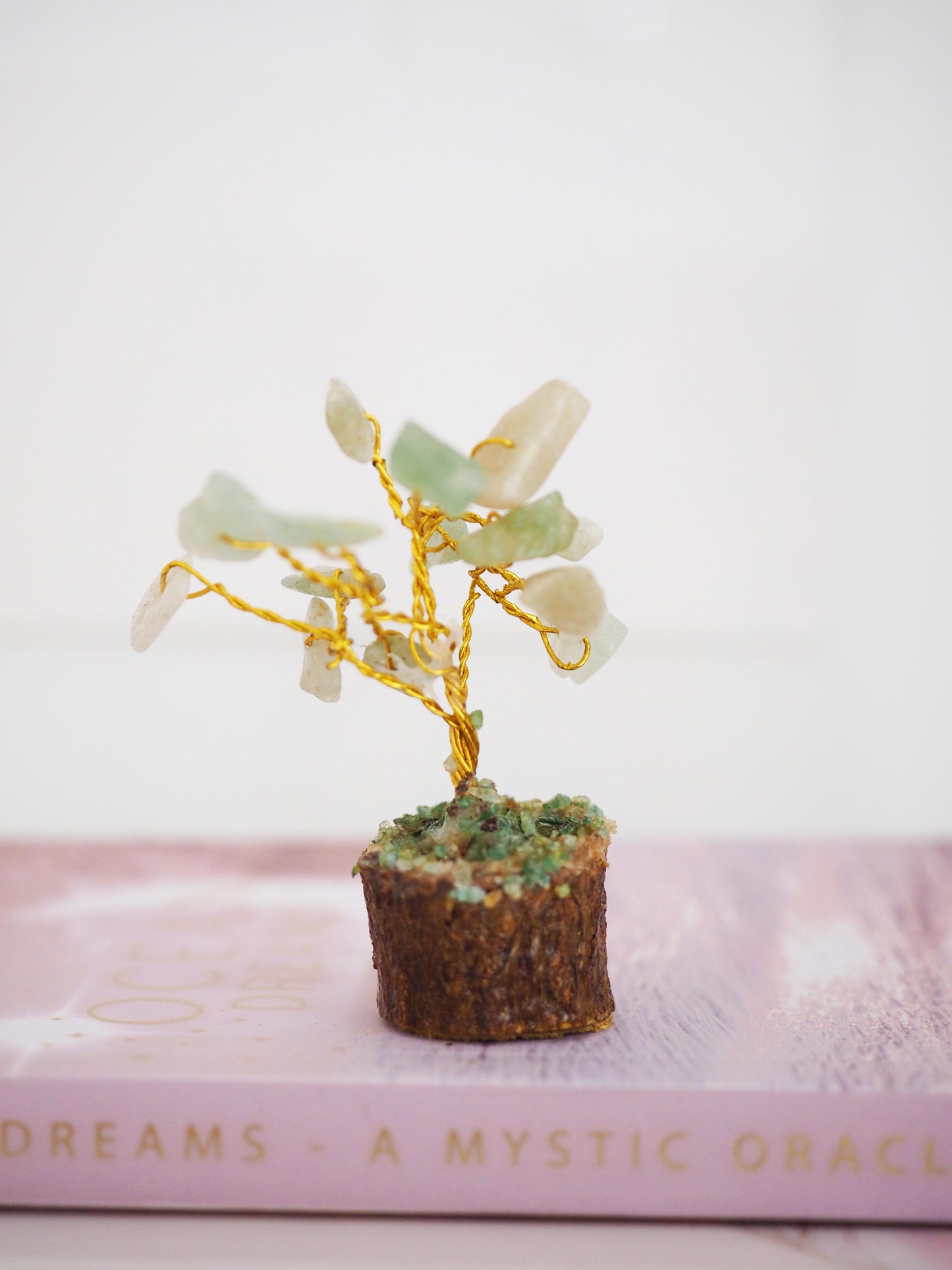 Calcit MINI Glücksbaum ca. 6 cm - Indien HANDMADE