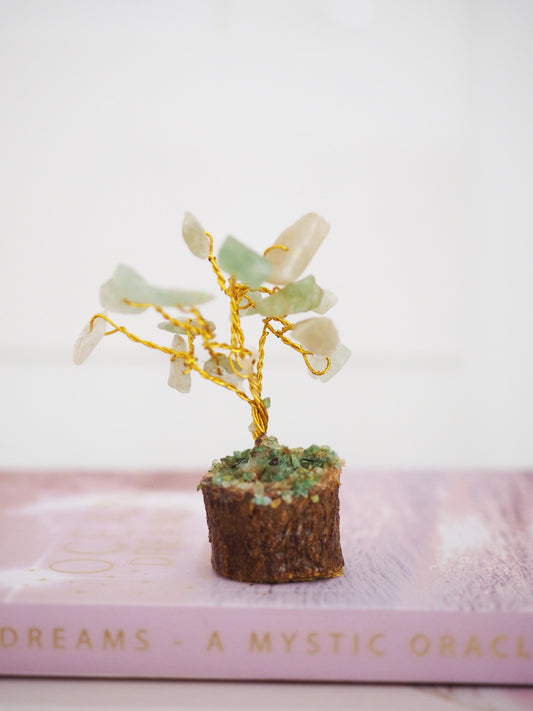 Calcit MINI Glücksbaum ca. 6 cm - Indien HANDMADE