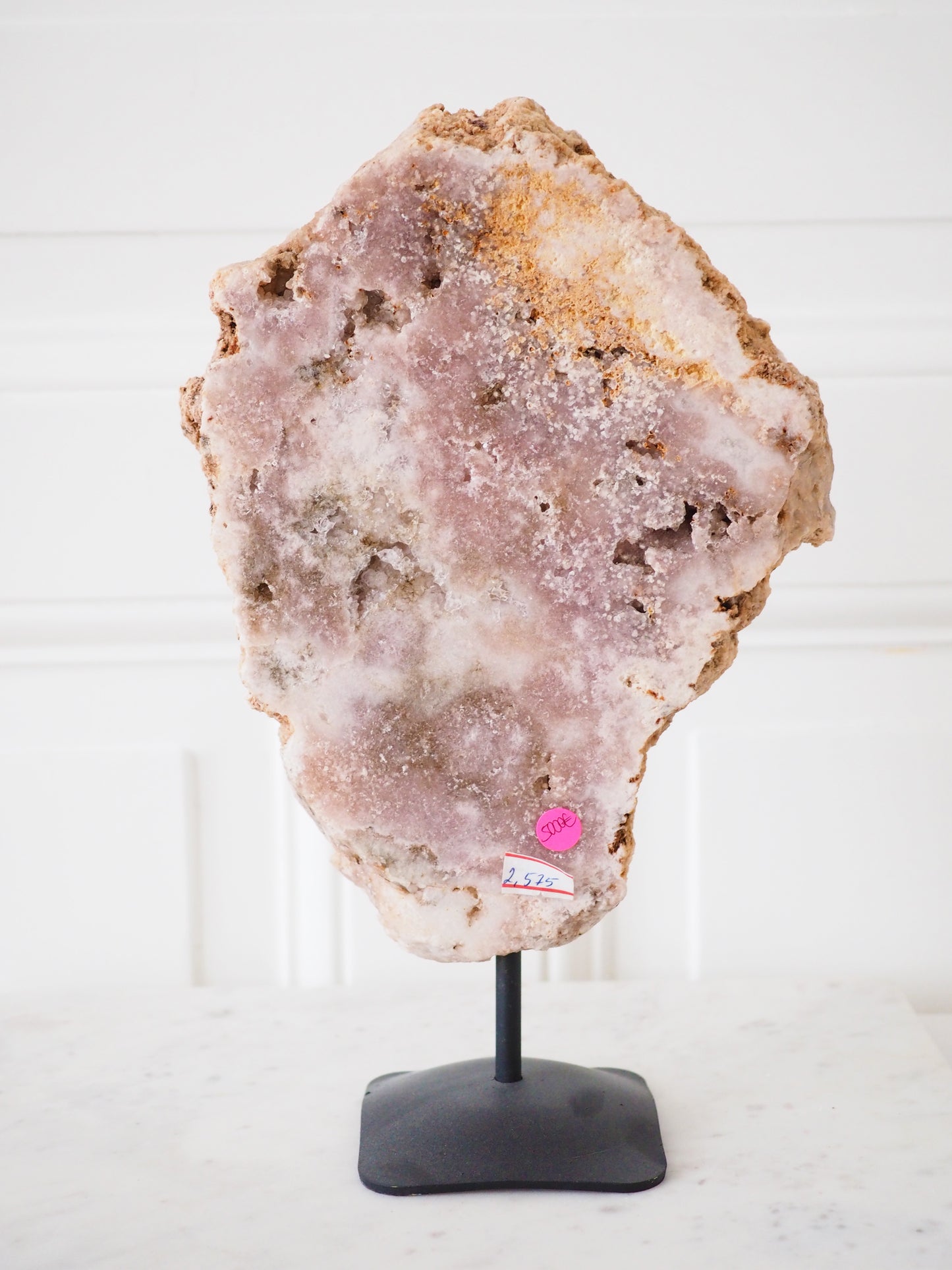 Pink Amethyst auf Ständer Halter ca. 17 x 30cm 2.6Kg  . PARADISE COLLECTION - aus Brasilien Boarder Argentina  HIGH QUALITY