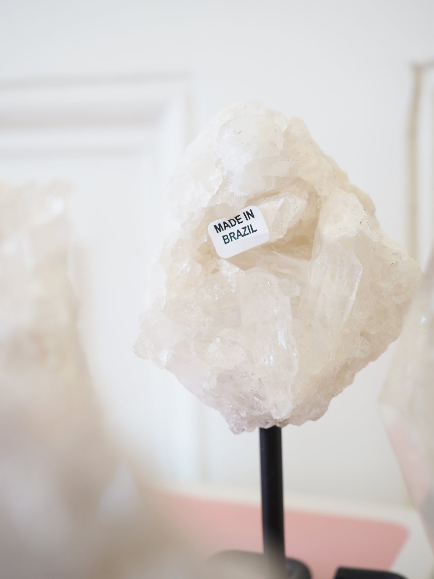 Bergkristall auf Ständer ca 10-14 cm - aus Brasilien