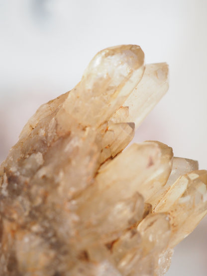 Natürliches Kundalini Citrin Cluster . Elestial ca. xx cm - aus Kongo RARE