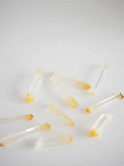 Mango Quarz . Halloysite Quartz ca. 1.5-2.5cm   - aus Boyaca . Colombia HIGH QUALITY RARE
