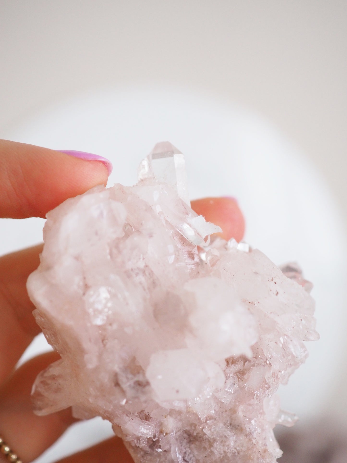 Sacred Pink Lemurian ca. xx cm - aus Santander. Colombia RARE HIGH QUALITY