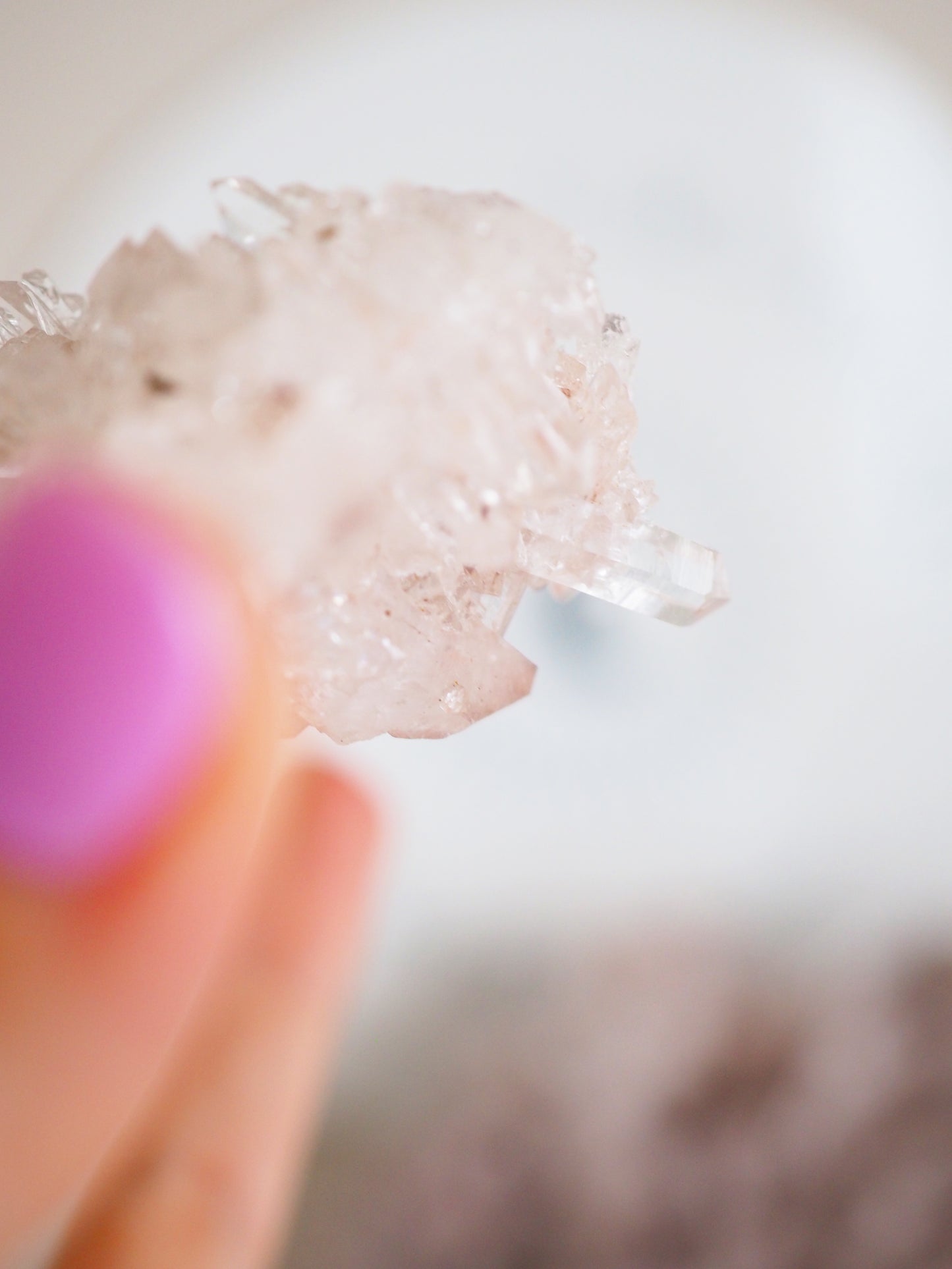 Sacred Pink Lemurian ca. xx cm - aus Santander. Colombia RARE HIGH QUALITY