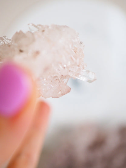 Sacred Pink Lemurian ca. xx cm - aus Santander. Colombia RARE HIGH QUALITY