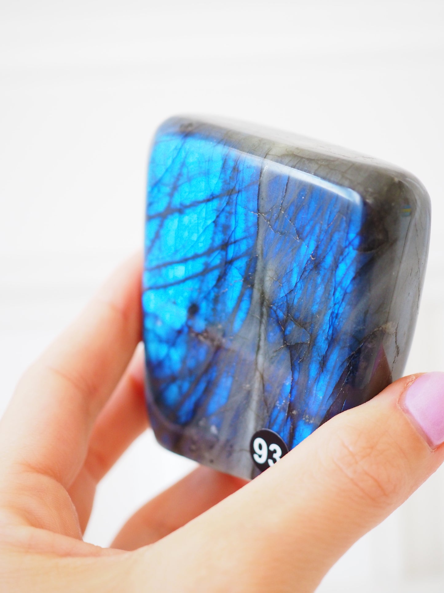Blaue Labradorit Freiform . Labradorite Freeform Blue Flash [9] ca. 7.5 cm - aus Madagascar HIGH QUALITY