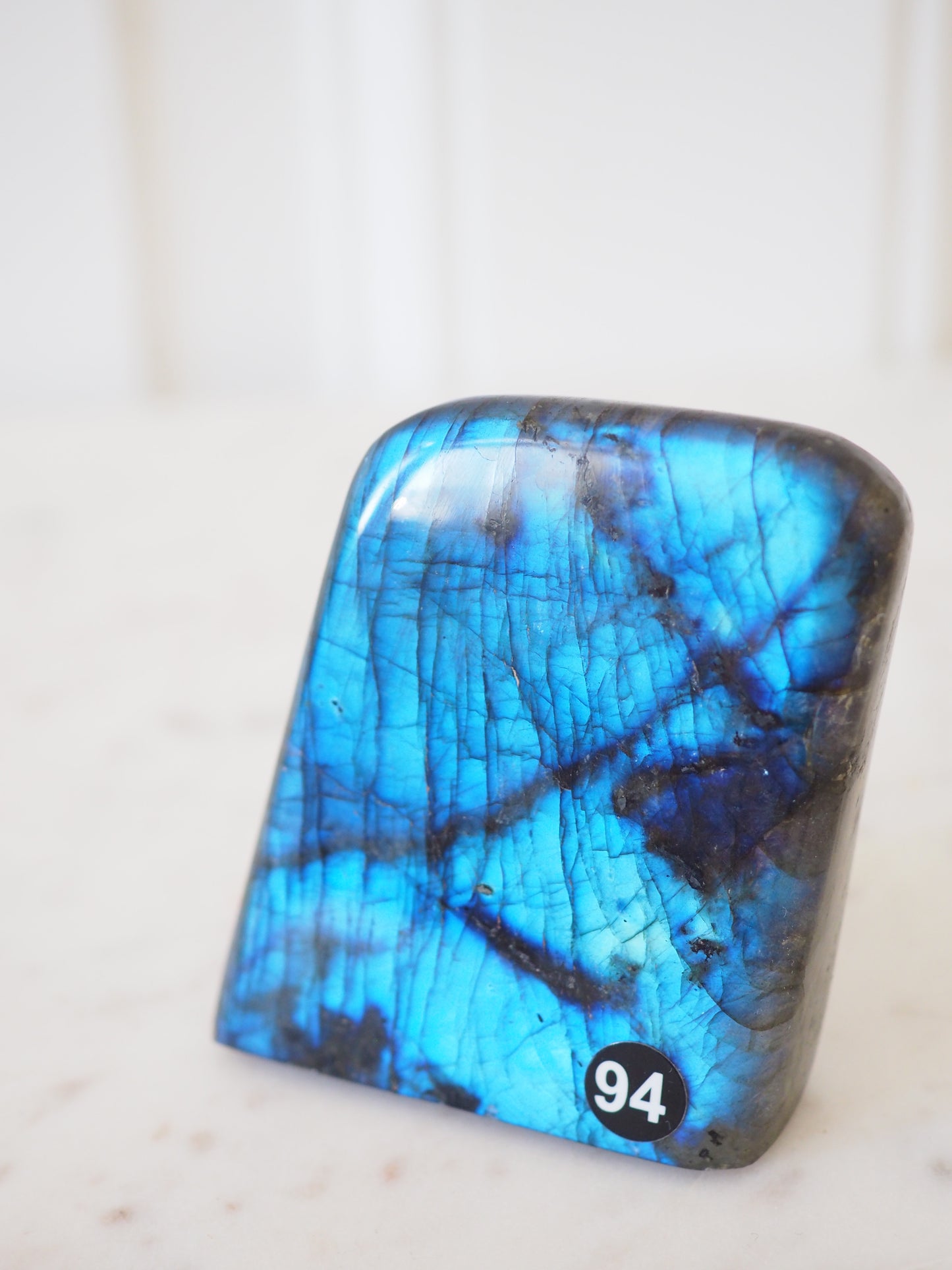 Blaue Labradorit Freiform . Labradorite Freeform Blue Flash [94] ca. 7.5 cm - aus Madagascar HIGH QUALITY
