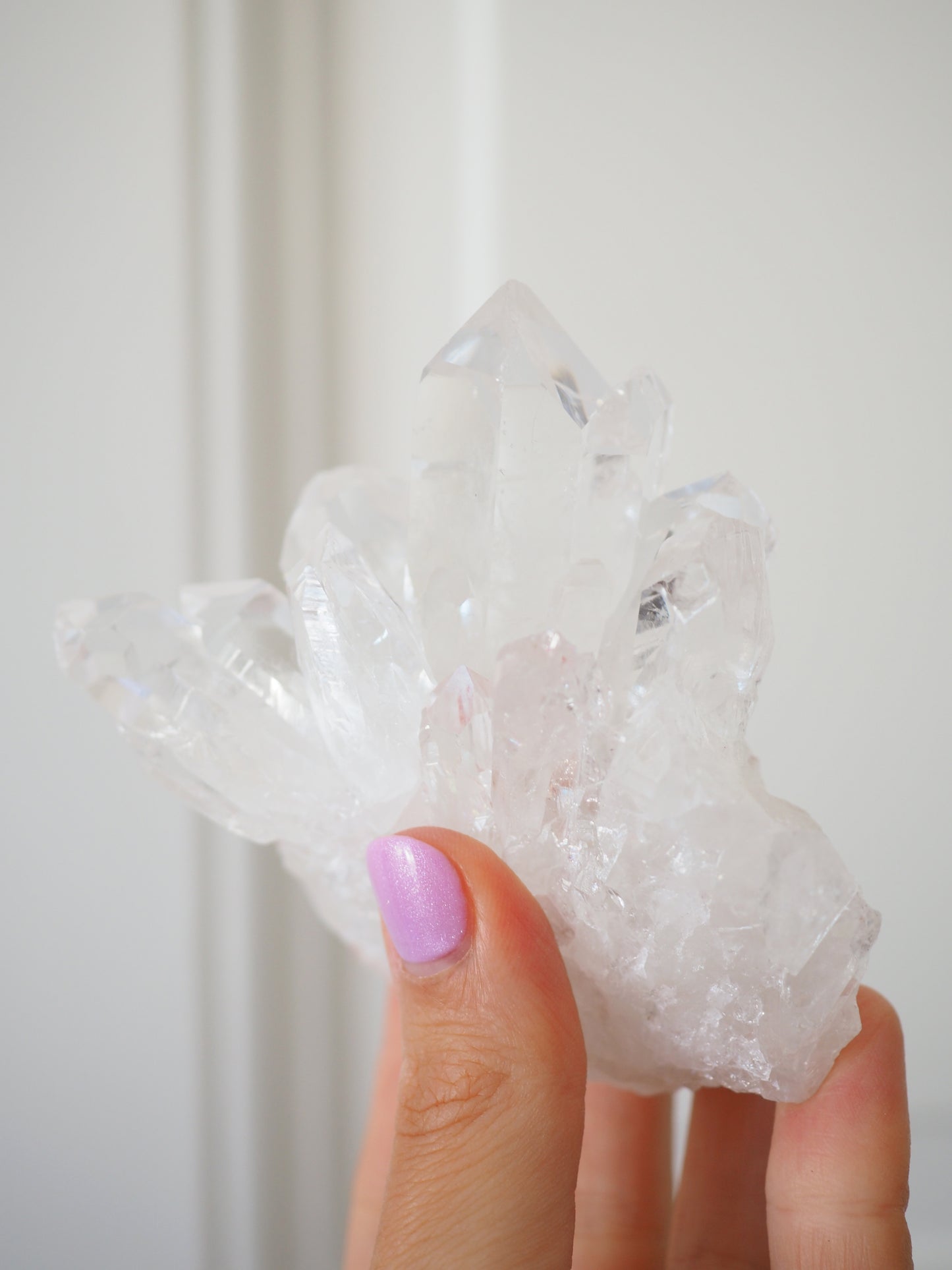 Bergkristall Cluster ca 9cm [6] - aus Minas Gerais Brasilien HIGH QUALITY