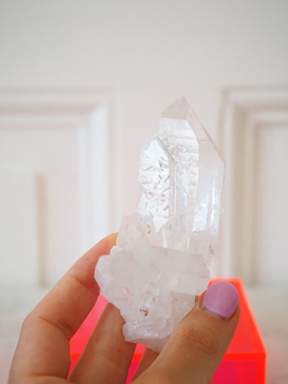 Bergkristall Cluster ca 10cm [11] - aus Minas Gerais Brasilien HIGH QUALITY