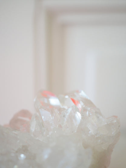Bergkristall Cluster ca 12cm [12] - aus Minas Gerais Brasilien HIGH QUALITY