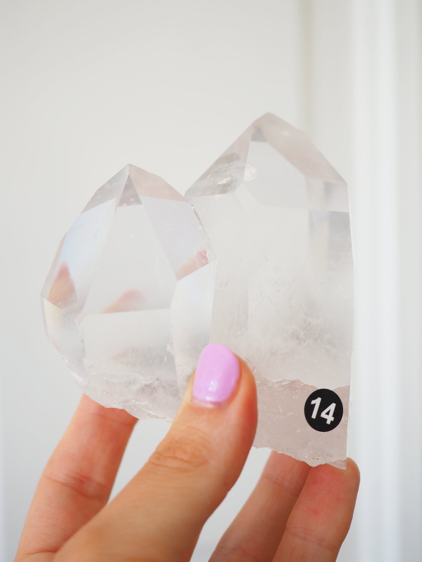 Bergkristall Cluster mit Grey Phantom ca 9cm [14] - aus Minas Gerais Brasilien HIGH QUALITY