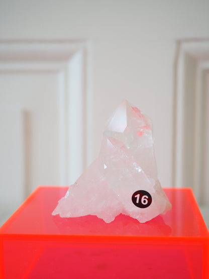 Bergkristall Cluster ca 7cm [16] - aus Minas Gerais Brasilien HIGH QUALITY