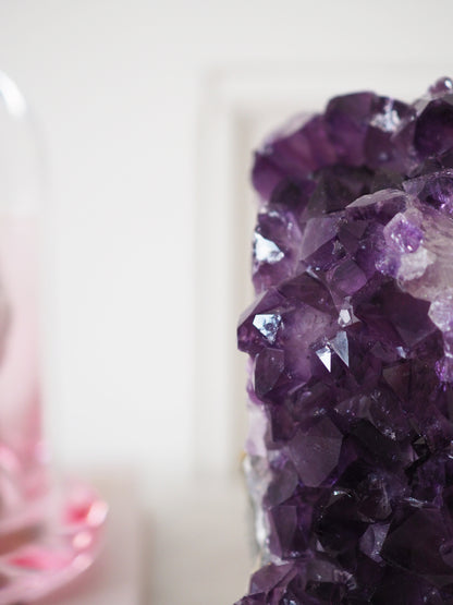 Amethyst Cut Base ca 13 cm 750g - aus Brasilien HIGH QUALITY