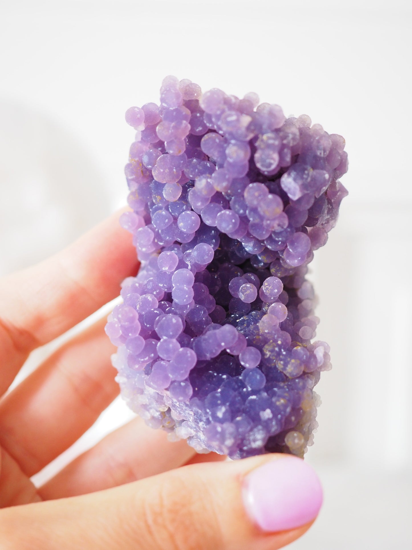 Violetter Trauben Achat ca. 8cm [D] - aus Mamuju Area West-Sulawesi Indonesien HIGH QUALITY RARE