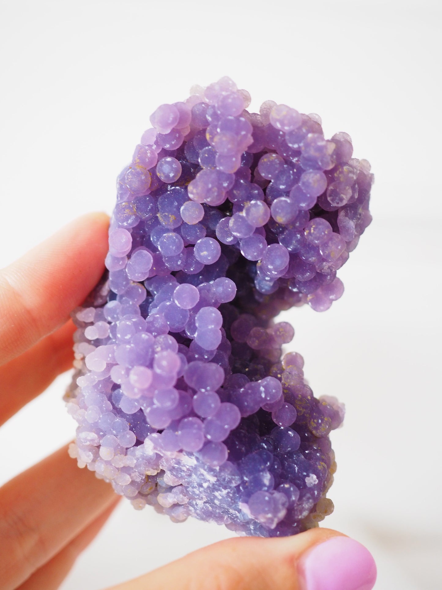 Violetter Trauben Achat ca. 8cm [D] - aus Mamuju Area West-Sulawesi Indonesien HIGH QUALITY RARE