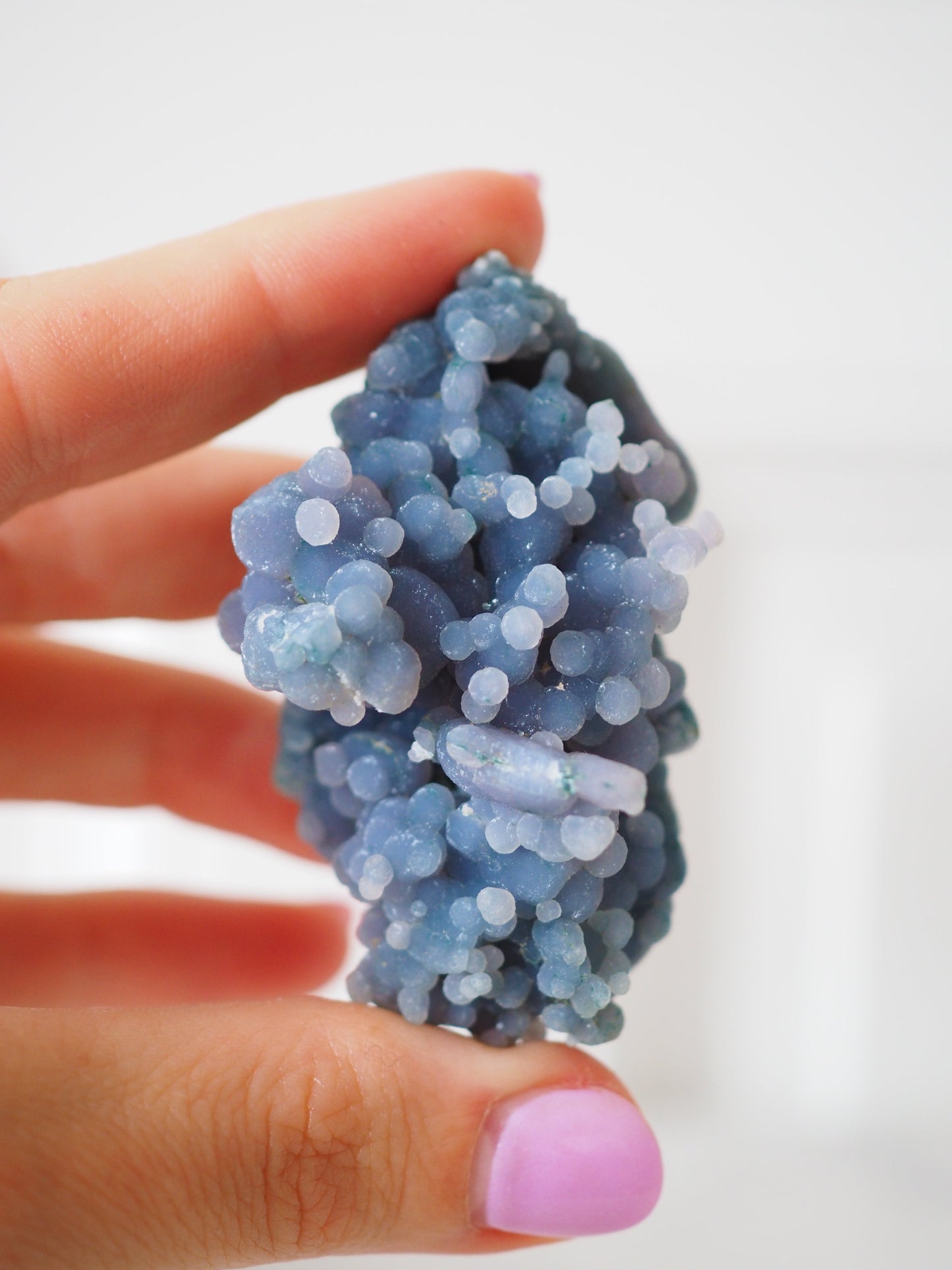 Blau Grün Violetter Trauben Achat ca. 5-6cm [E] - aus Mamuju Area West-Sulawesi Indonesien - HIGH QUALITY RARE