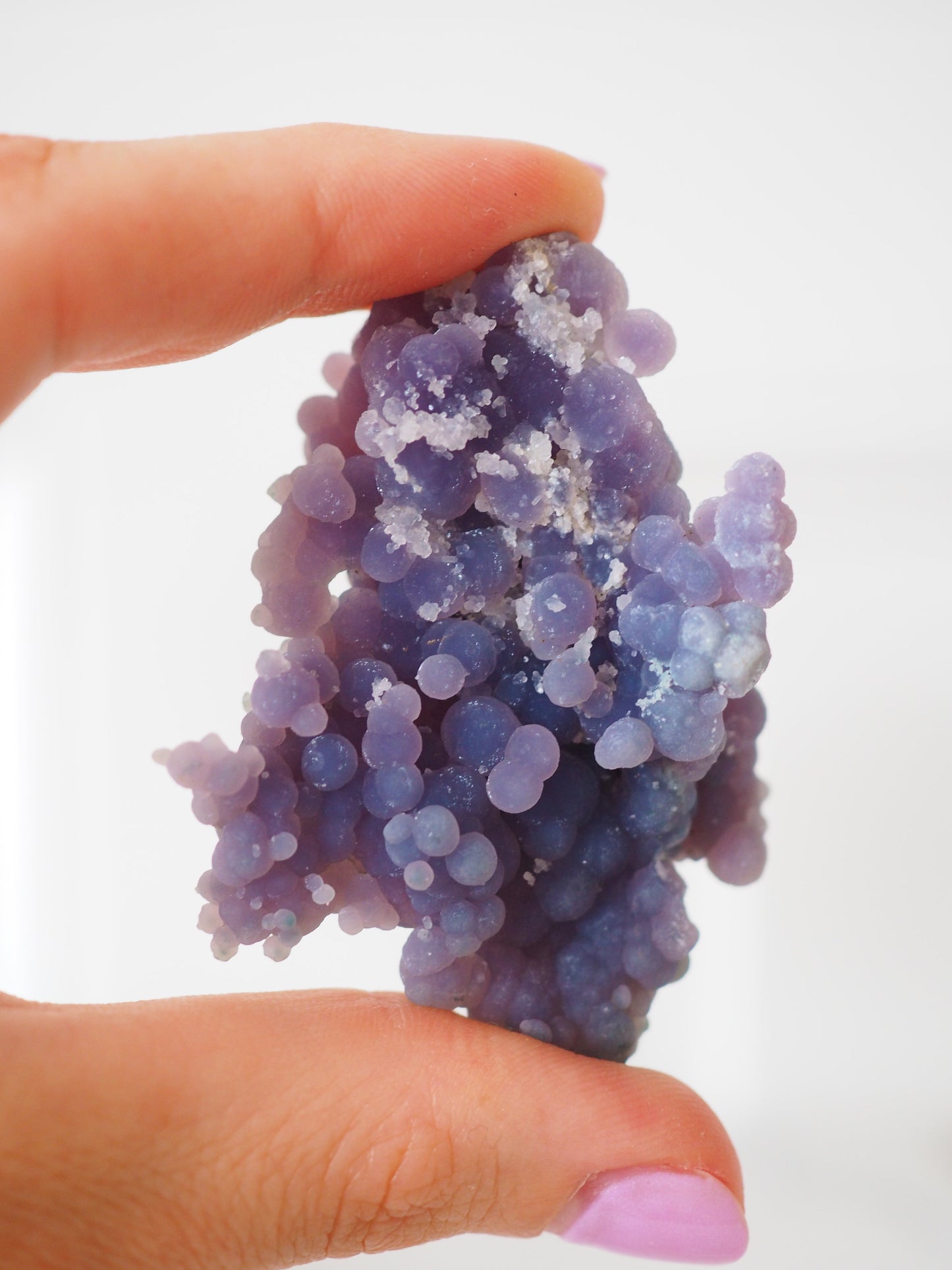 Violetter Trauben Achat ca. 6cm [I] - aus Mamuju Area West-Sulawesi Indonesien HIGH QUALITY RARE