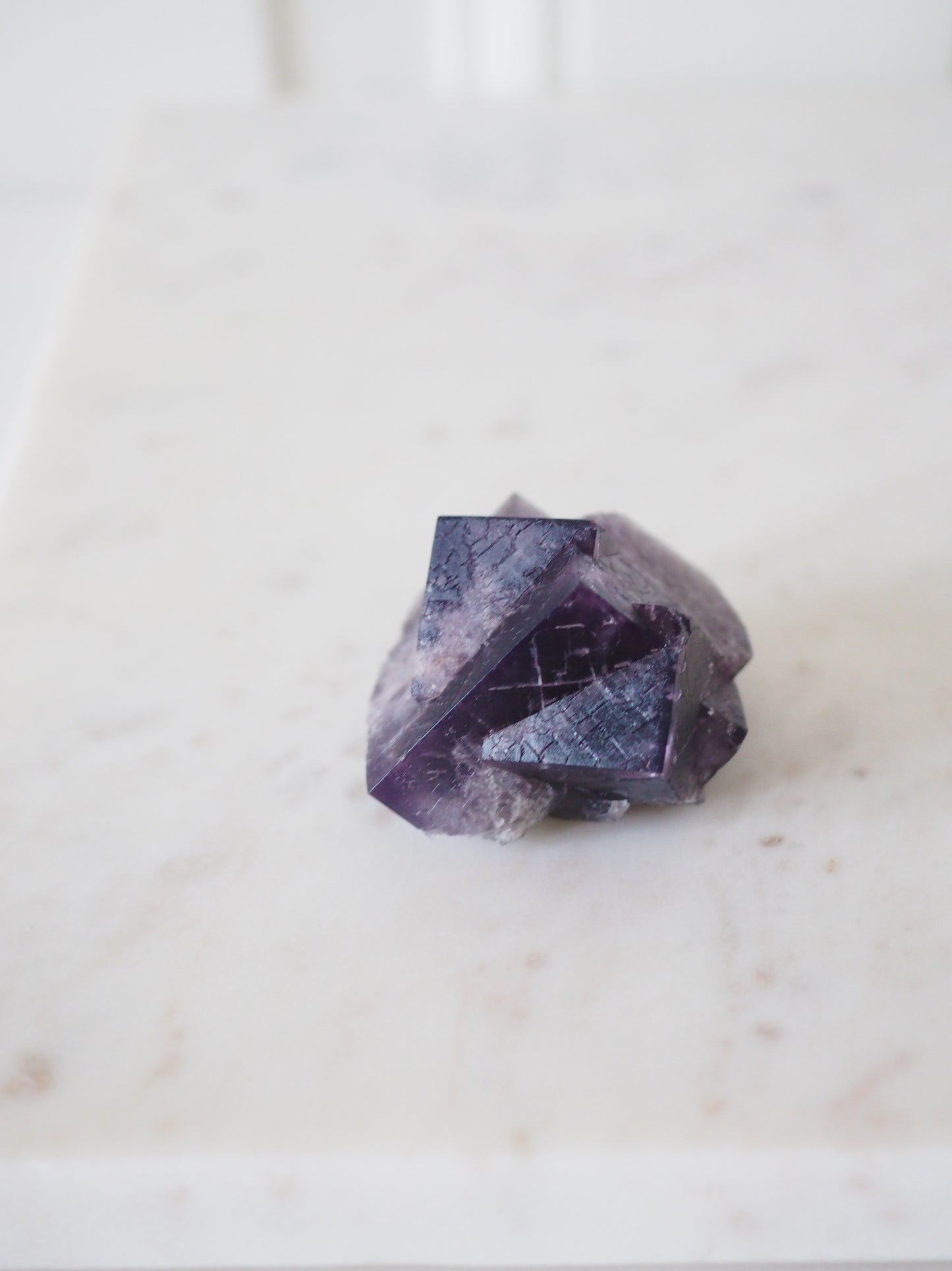 Fluorit - aus Purple Rain Pocket. Lady Annabella Mine. Eastagte. Weardale Co. Durham. England