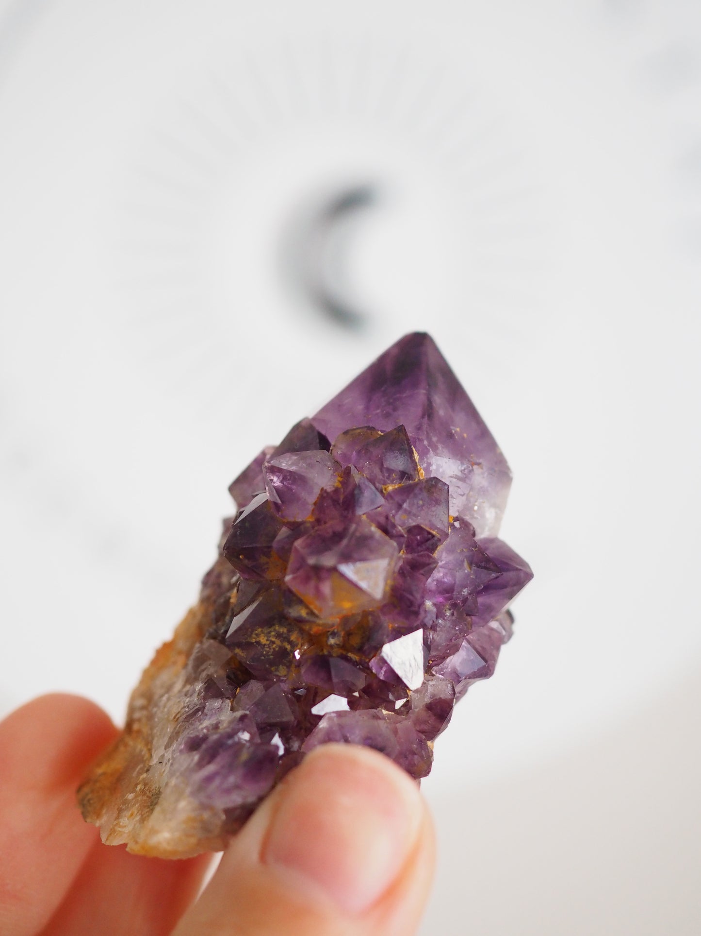Kaktus Quarz Deep Violett . Spirit Quarz - aus Boekenhouthoek. Mpumalanga. Südafrika HIGH QUALITY